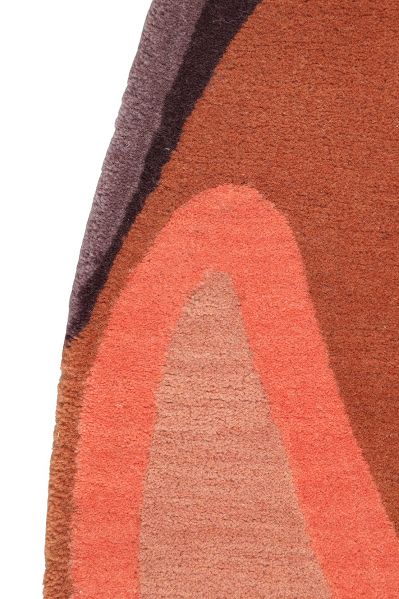 Orange Drop- Hand Tufted - Image 3